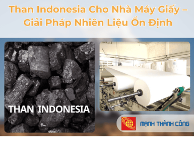Than Indonesia Cho Nhà Máy Giấy – Giải Pháp Nhiên Liệu Ổn Định