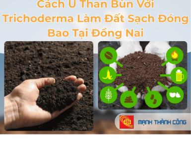 C&aacute;ch Ủ Than B&ugrave;n Với Trichoderma L&agrave;m Đất Sạch Đ&oacute;ng Bao Tại Đồng Nai