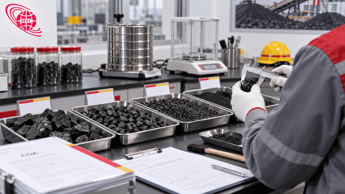 Quy trình đối chiếu COA mẫu than RFQ và nghiệm thu than đá Việt Nam